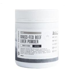 ACO Certified Organic Grass Fed Beef Liver Powder 180g Natural