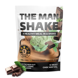 The Man Shake-840g-Choc Mint