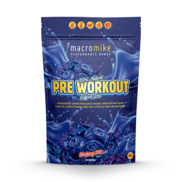 100% Natural Pre Workout-30 Serves-Blueberry Fizz