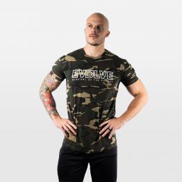 Evolve Mens Camo Training T-Shirt