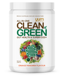 YUM Clean & Green-30 Serves-Orange Mandarin