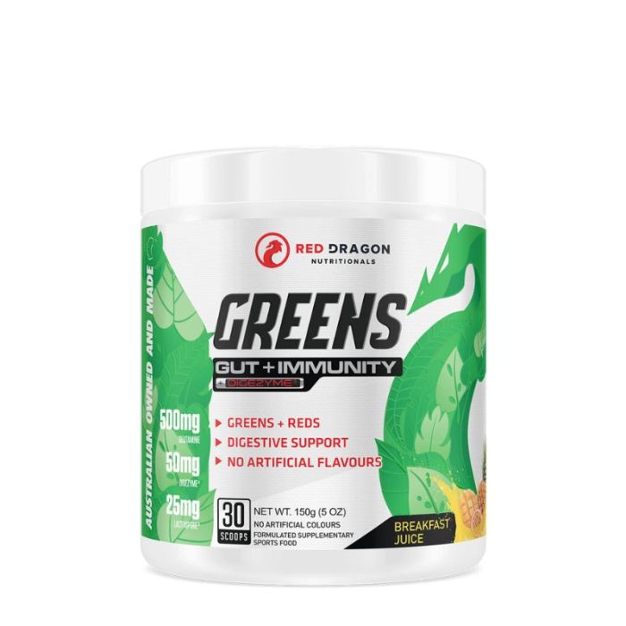 Red Dragon Greens Gut plus Immunity