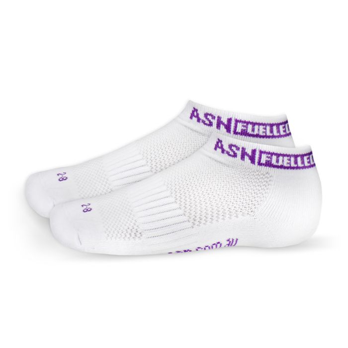 ASN Fuelled Ankle Socks - White