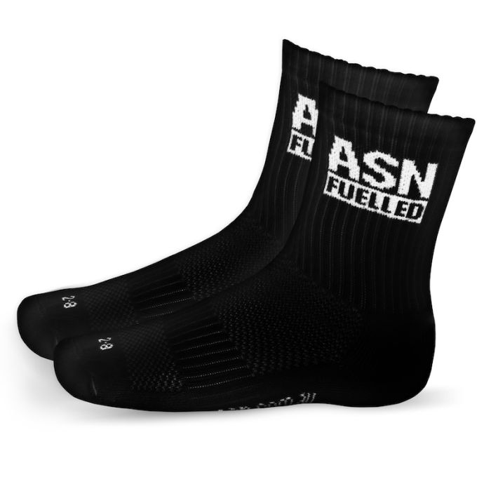 ASN Fuelled Crew Socks - Black