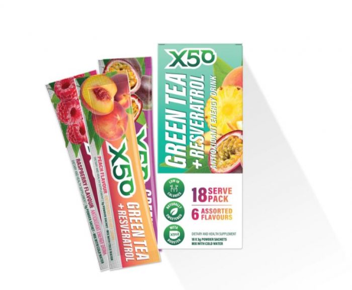X50 Green Tea + Resveratrol