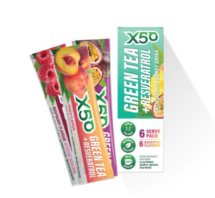 X50 Green Tea + Resveratrol