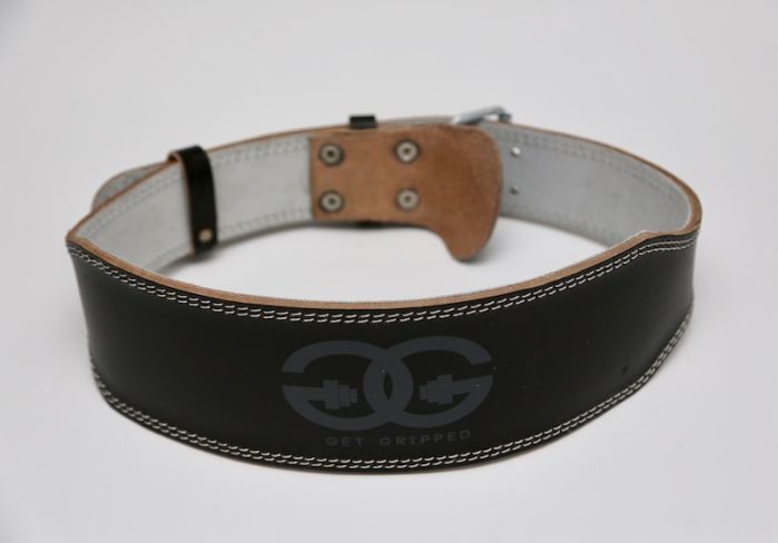 4” Leather Weight Lifting Belt (Black)