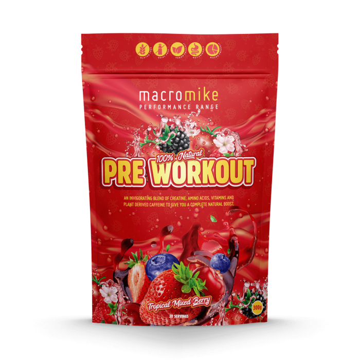 100% Natural Pre Workout