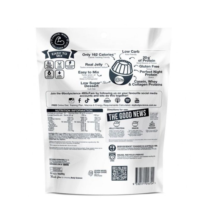BSC Jelly Protein 400g Raspberry