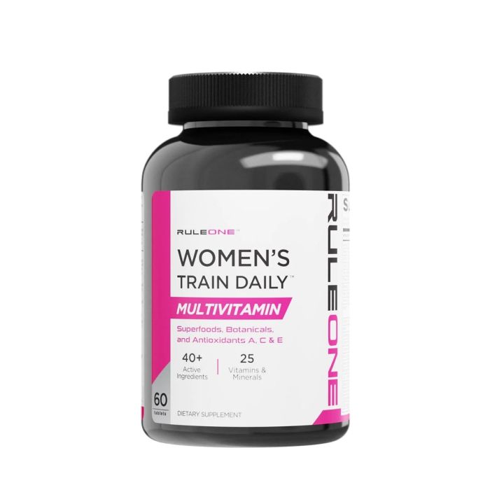 Rule 1 Train Daily Womens Multi 60 Caps