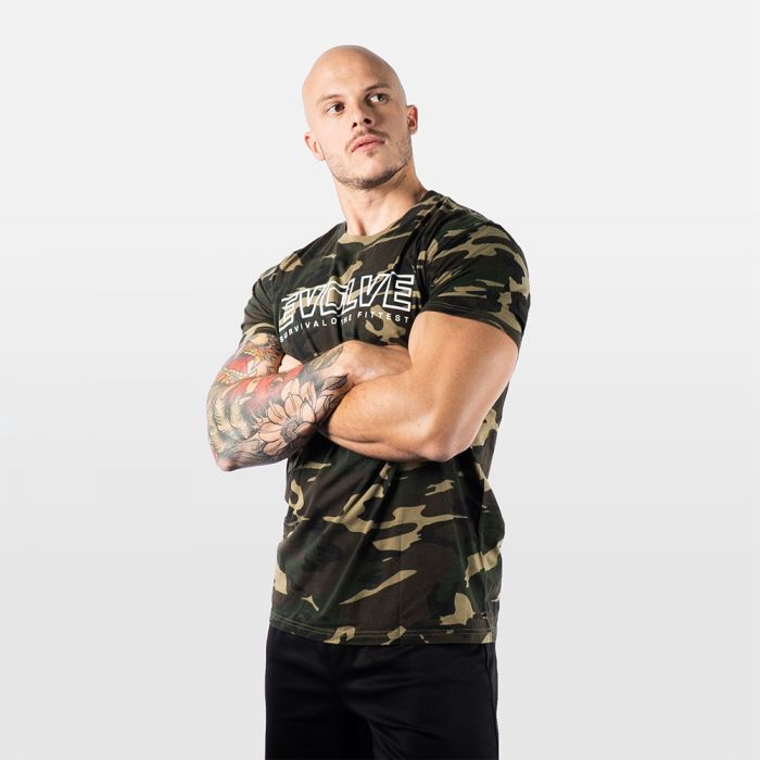 Evolve Mens Camo Training T-Shirt