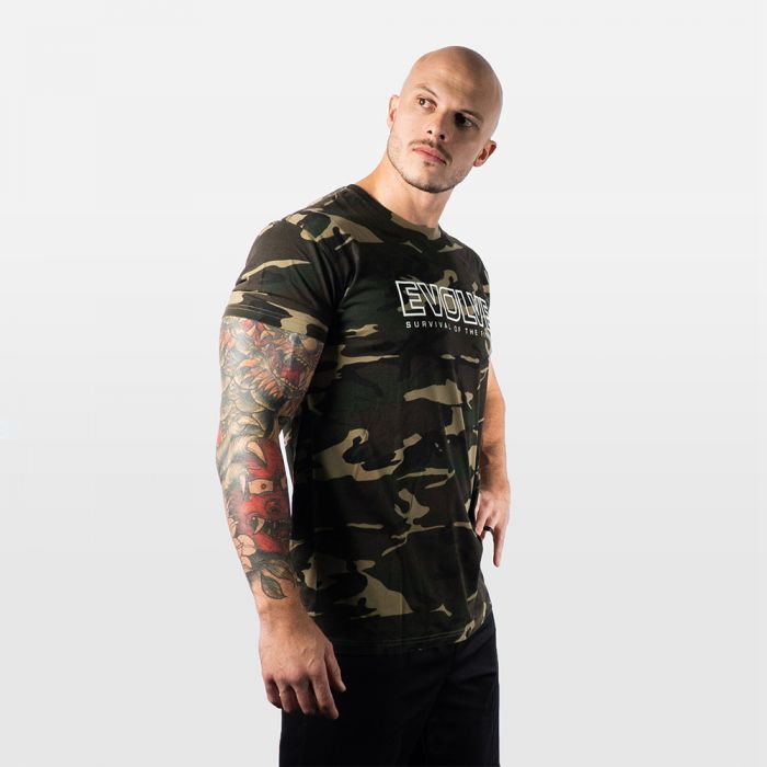 Evolve Mens Camo Training T-Shirt