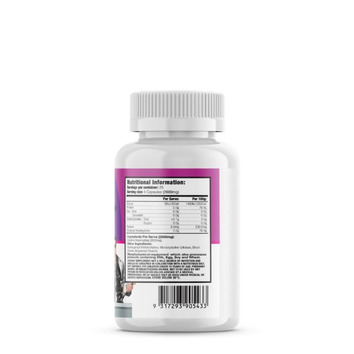 Maxs Lab Series Creatine Capsules 100 Caps