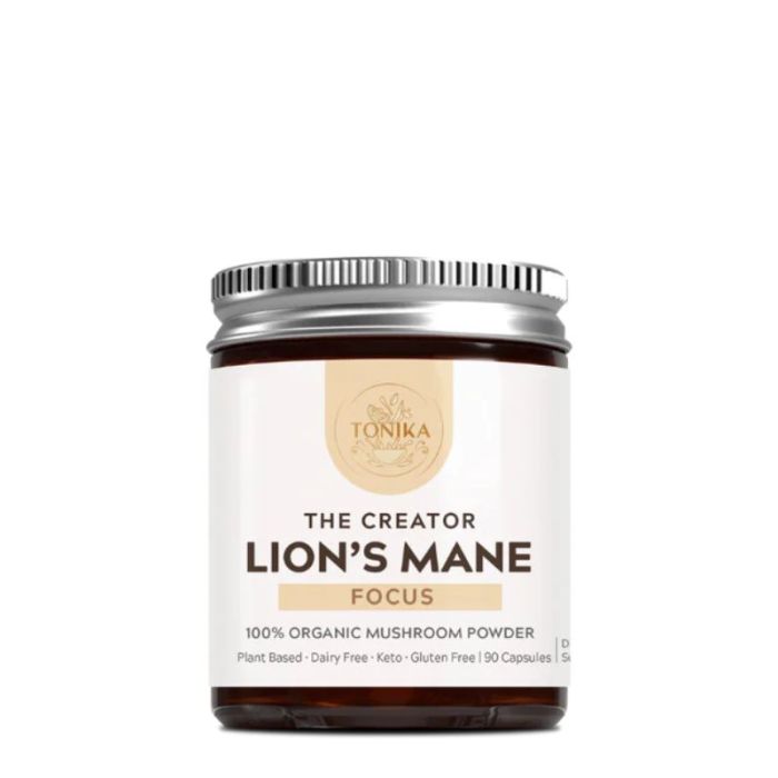 Tonika Lions Mane Capsule 90 Caps